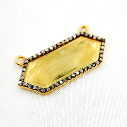 Silver Hexagon Pendant