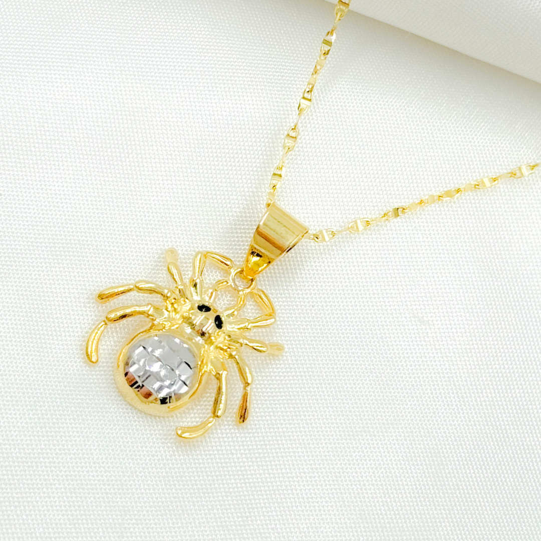 14k Solid Gold Spider Charm. GDP680