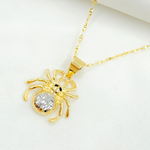 Load image into Gallery viewer, GDP680. 14k Solid Gold Spider Charm