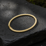 Load image into Gallery viewer, Bangle9. 14K Solid Gold Textured Bangle