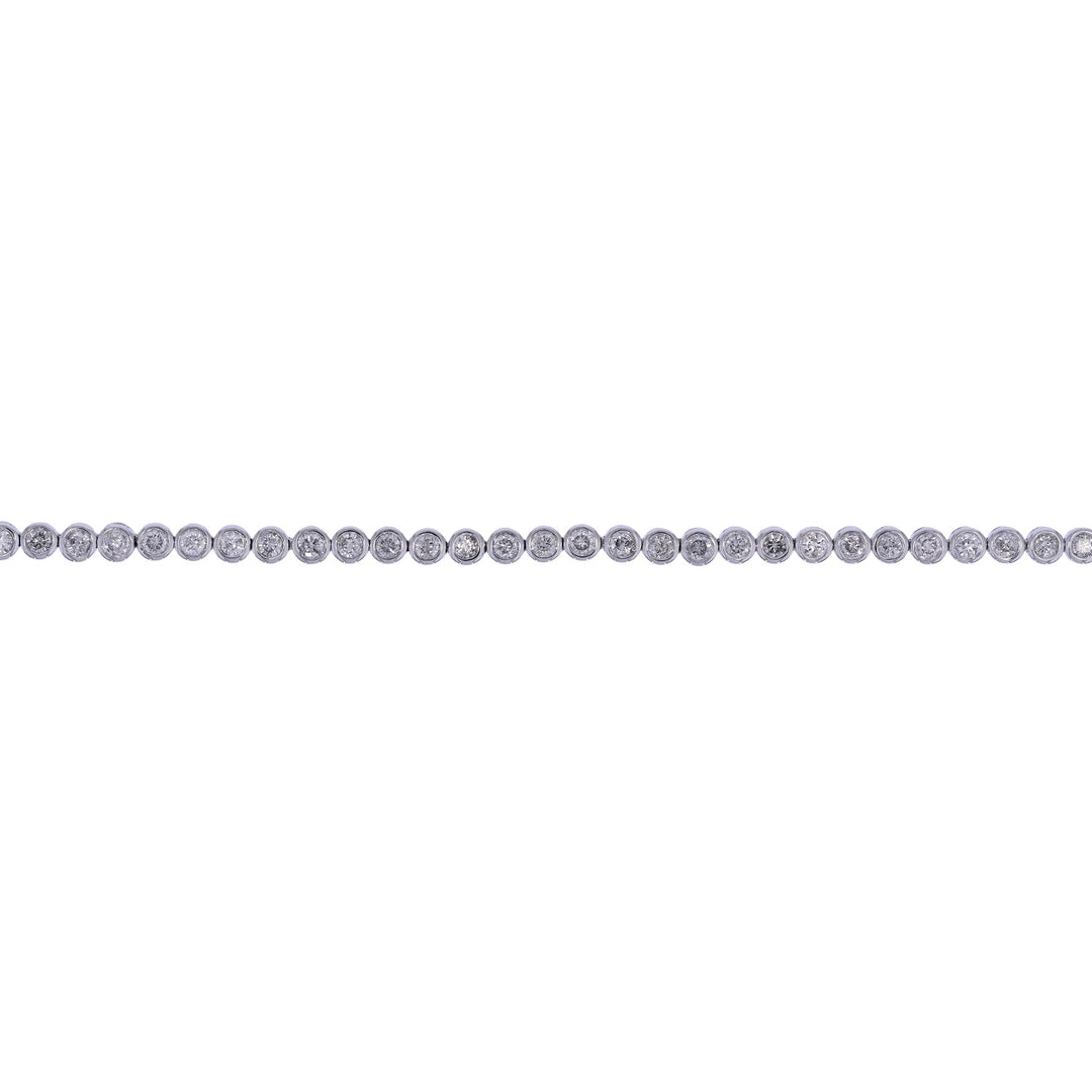 BTN65183. 14k Solid Gold Diamond Tennis Bracelet
