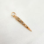 Load image into Gallery viewer, DC926. Diamond Sterling Silver Spike Pendant
