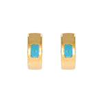 Load image into Gallery viewer, EHZ57585. 14K Solid Gold Gemstone Hoops