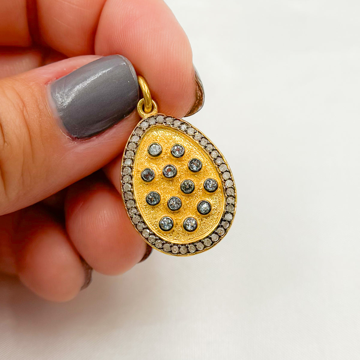 Diamond Sterling Silver Gemstone