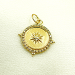 Load image into Gallery viewer, GDP177. 14K Solid Gold Diamond Star Charm