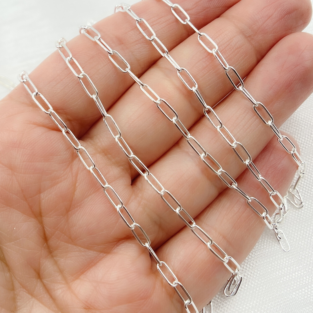 2505SS. Sterling Silver Paperclip Chain