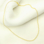 Load image into Gallery viewer, 14K Solid Gold Hammered Cable Necklace. 045O03
