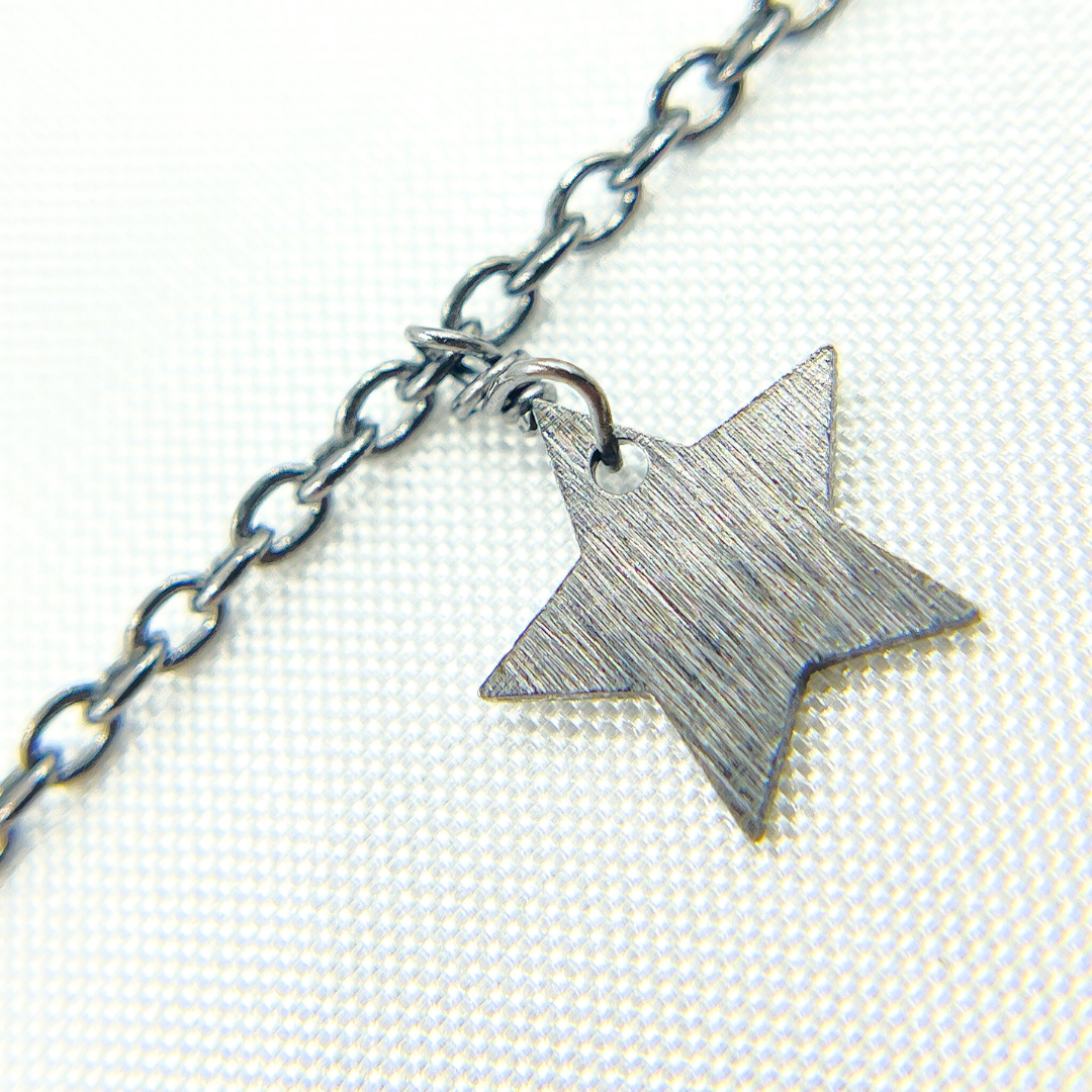 305ST. Star Shape Dangle Wire Chain