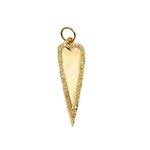 Load image into Gallery viewer, 14K Solid Gold Diamond Heart Shape Charm. GDP60
