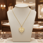 Load image into Gallery viewer, PHD38835. 14K Solid Gold Diamond Heart Shape Necklace
