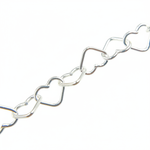 Load image into Gallery viewer, Y113SS. Sterling Silver Heart Link Chain