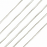 Load image into Gallery viewer, X19SS. Sterling Silver Curb Link Chain