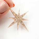 Load image into Gallery viewer, DP116. Diamond Sterling Silver Star Pendant
