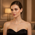 Load image into Gallery viewer, NFE72588TQ. 14K Solid Gold Diamond and Turquoise Necklace