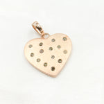 Load image into Gallery viewer, DP589. Diamond Sterling Silver Heart Pendant
