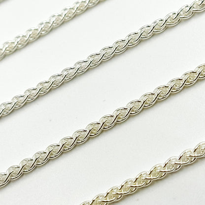 925 Sterling Silver Wheat Chains