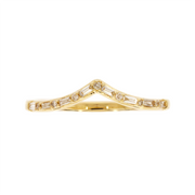 14K Solid Gold Diamond Ring