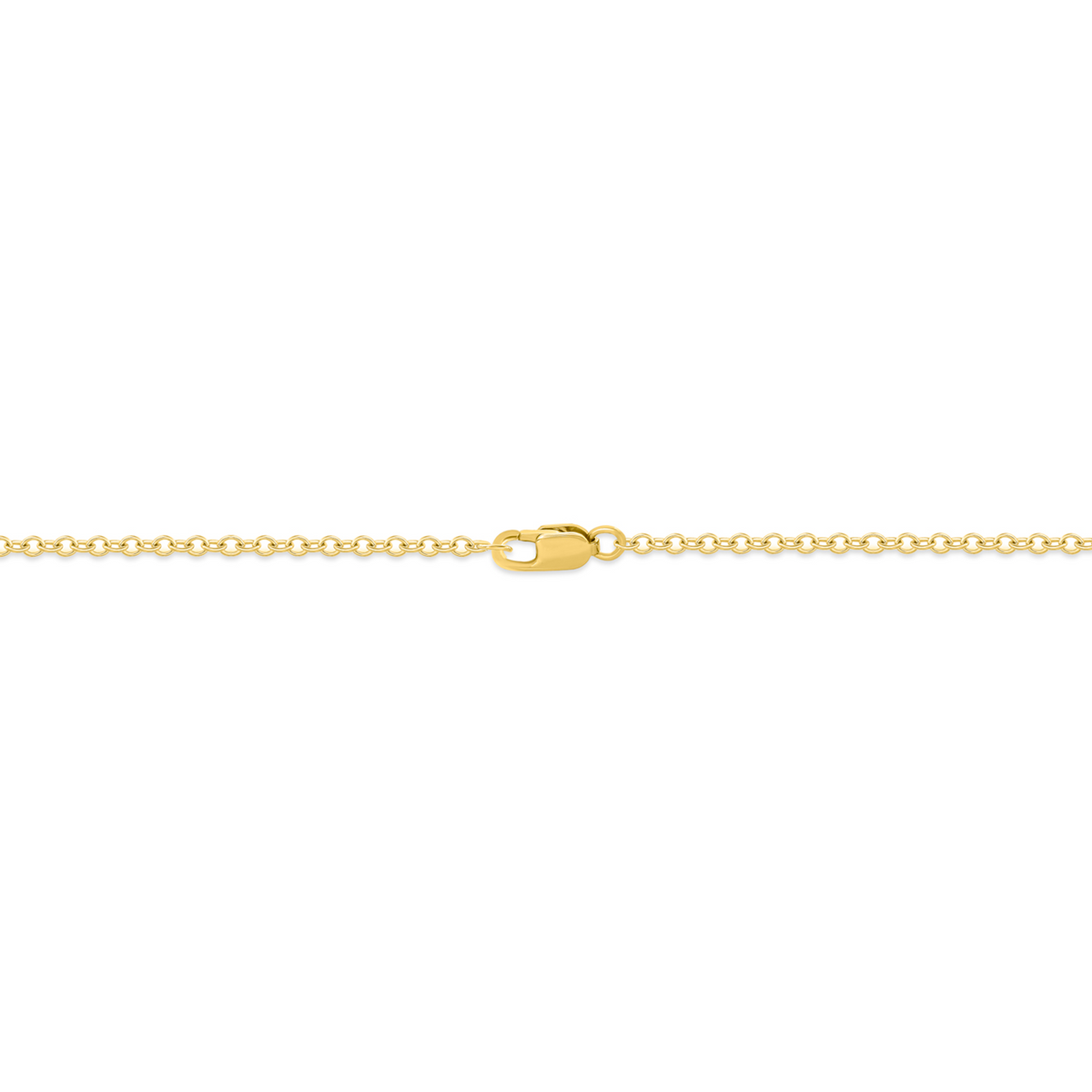 NFZ71948. 14K Solid Gold Gemstone Dangle Rectangle Necklace