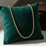 Load image into Gallery viewer, 040CRDLG. 14K Solid Yellow Gold Rope Chain