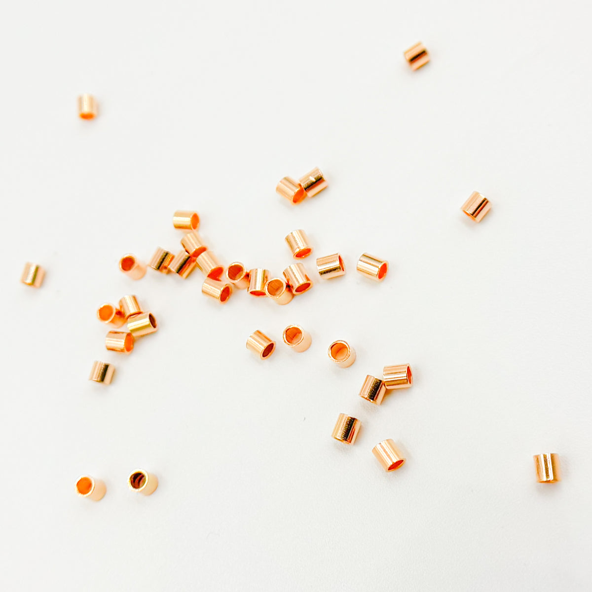 Rose Gold Filled Crimp Tube