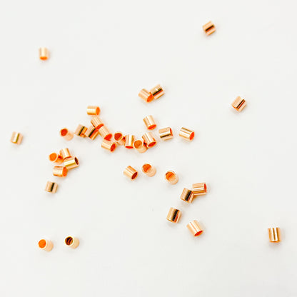 Rose Gold Filled Crimp Tube