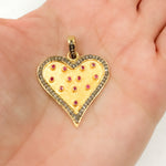 Load image into Gallery viewer, DP196. Diamond Sterling Silver Heart Pendant
