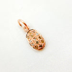 Load image into Gallery viewer, DC255. Diamond Sterling Silver Oval Charm
