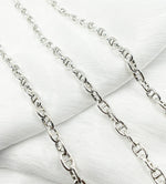 Load image into Gallery viewer, 925 Sterling Silver Marina 11x7 mm Link Chain. V81SS
