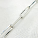 Load image into Gallery viewer, 925 Sterling Silver Diamond Cut Paperclip Chain. Z1SS
