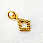 Load image into Gallery viewer, DC360. Diamond Sterling Silver Rhombus Charm
