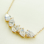 Load image into Gallery viewer, 14K Solid Gold Diamond Necklace. NFL70358
