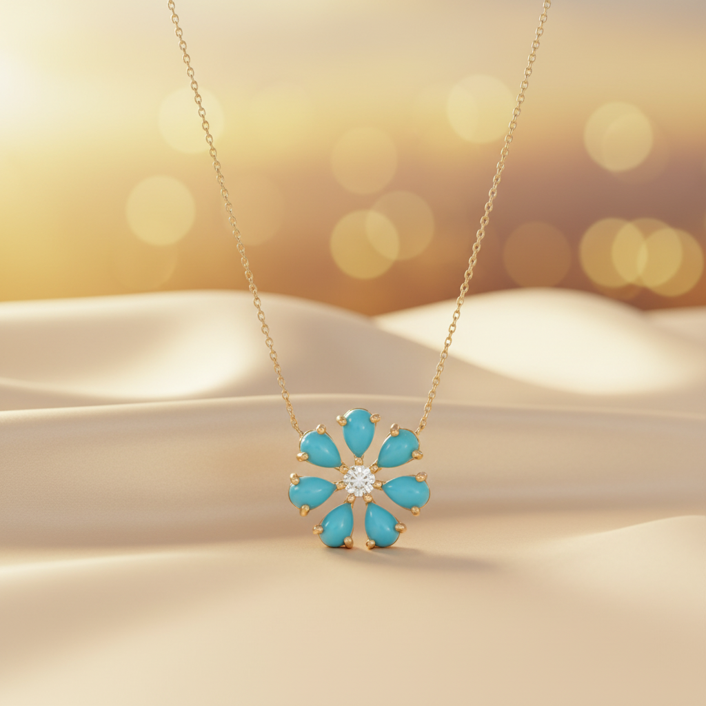 CN97250TQ6X4. 18K Solid Gold Diamond Necklace.