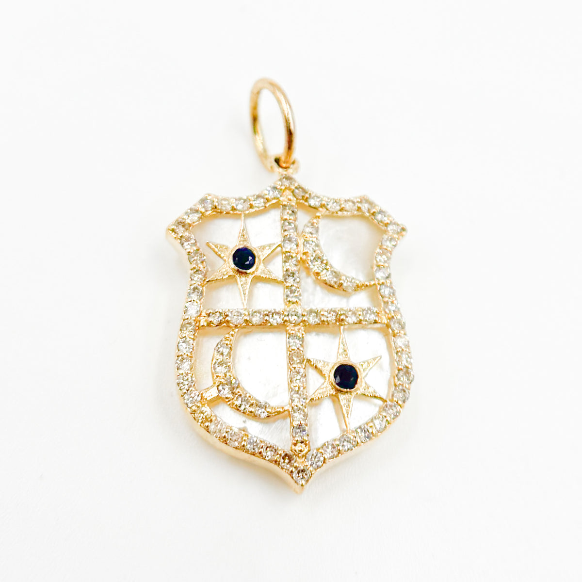 Gold Shield Pendants