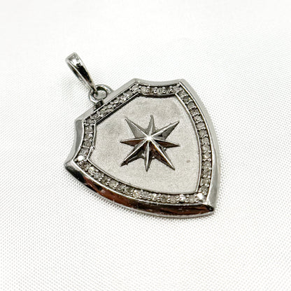 Buy Now Sterling Silver Shield Pendant