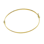 Load image into Gallery viewer, Bangle3. 14K Solid Gold Flat Bangle