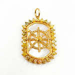 Load image into Gallery viewer, Shop Now  14K Gold Ship Helm Pendant
