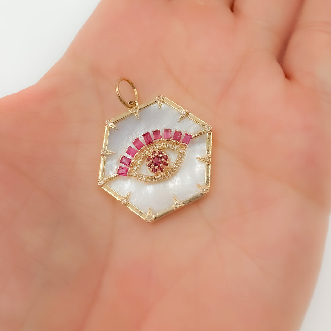 Buy Now Gold Evil Eye Pendant