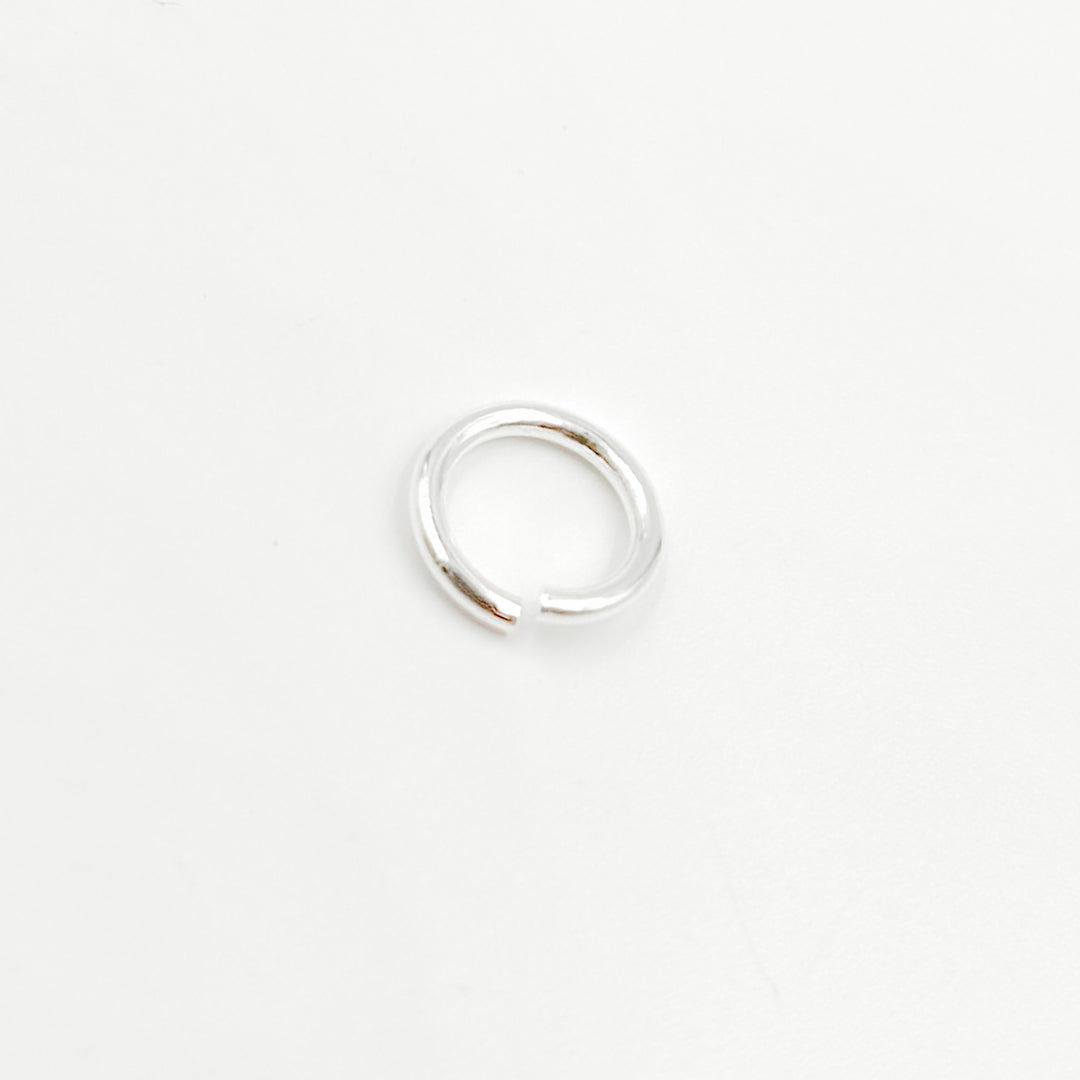 White Sterling Silver Open Jump Ring