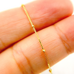 Load image into Gallery viewer, 14K Solid Gold Satellite Necklace. 040VEDS
