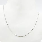 Load image into Gallery viewer, 040VEDWG18K. 18K Solid White Gold Box Chain