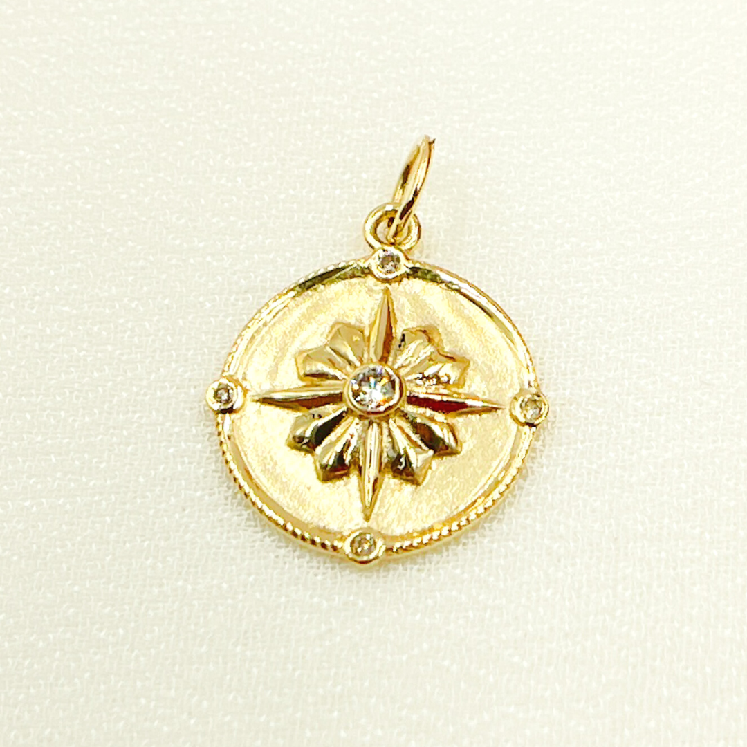 Shop Solid Gold Diamond Charm with Star