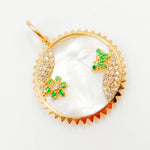 Load image into Gallery viewer, Buy Gold Round Butterfly and Flower Pendants

