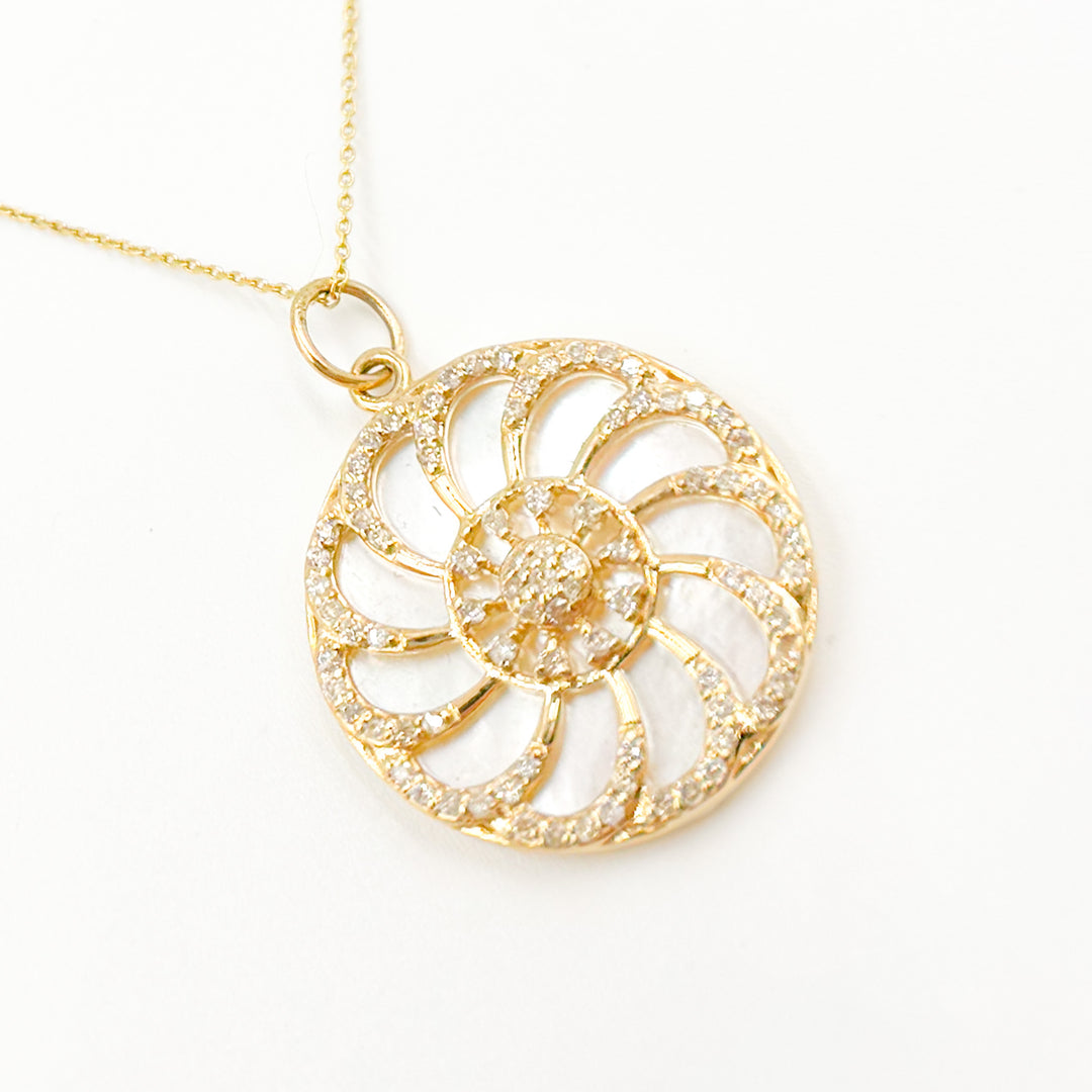 Buy Now 14K Gold Round Pendant