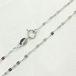 Load image into Gallery viewer, 025FV10WG. 14K Solid White Gold Flat Marina Link Chain
