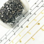 Load image into Gallery viewer, Disc Shape 4mm Dangle Wire Chain. 311D