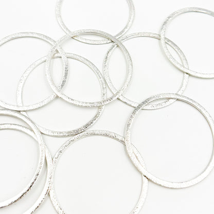 Shop White Sterling Silver Ring Connectors