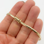 Load image into Gallery viewer, BFL60857. 14K Solid Gold Diamond Bracelet
