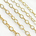Load image into Gallery viewer, Buy Now Gold Plated 925 Sterling Silver Smooth Hollow Oval Link