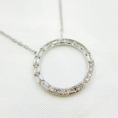 NT402333. 14K Solid Gold Diamond Necklace