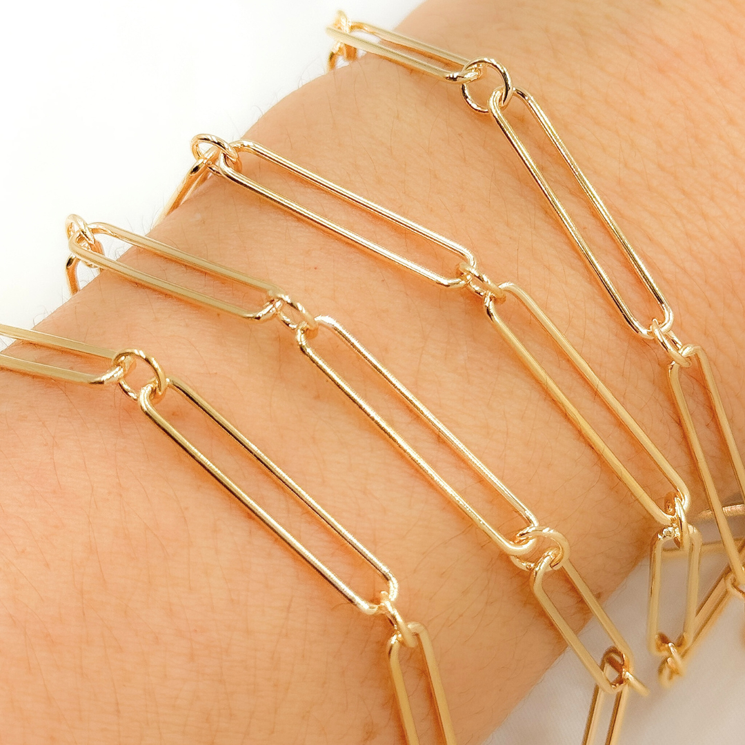 V39GF. Gold Filled Long and Short Link